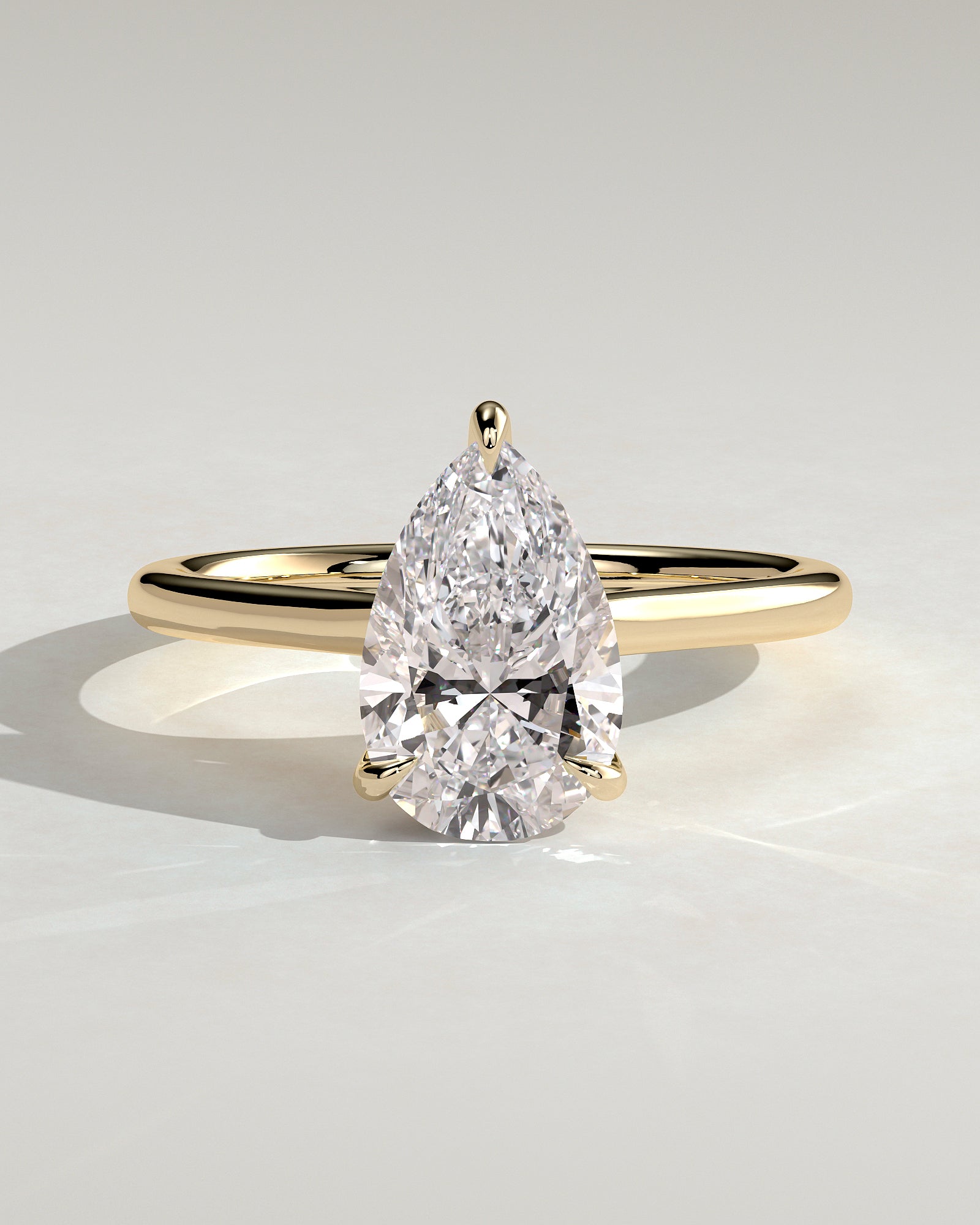 Round Halo, Pave & Split Shank Engagement Ring – 1.93 CT Lab Grown Diamond